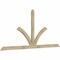 Ekena Millwork Richland Rough Sawn Timber Gable Bracket, Douglas Fir, 108"W x 49"H x 2"D x 4"F, 11/12 Pitch GBW108X49X0204RIC00RDF - alternate 2